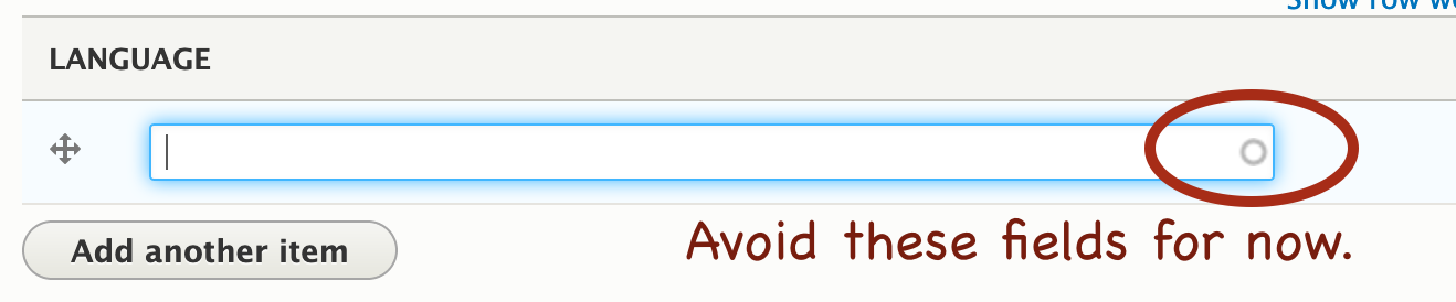 Avoid autocomplete fields